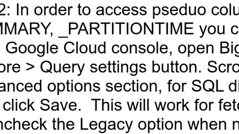 In Google BigQuery how to get storage size of a partition in timepartitioned table