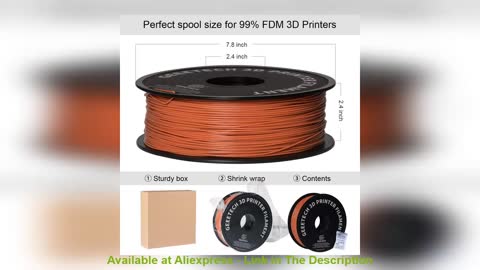 ⭐️ GEEETECH 1roll/1kg 1.75mm PLA Filament Vacuum Packaging Overseas Warehouses Various Colors