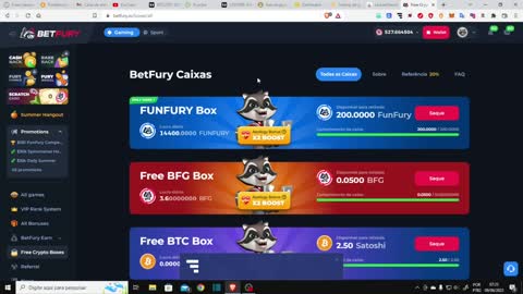 BETFURY EM DOBRO Pagando a cada 30 minutos