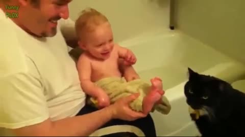 Cute Cats and Dogs Love Babies Compilation