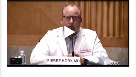 Dr. Pierre Kory at the US Senate Committee, December 2020