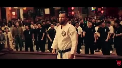 Ip Man vs karate master Donnie Yen vs Chris Collins Ip Man 4 The Finale