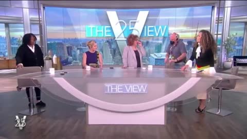 Joy Behar: talk show host falls down on stage, after taking her seat, not the vaccines