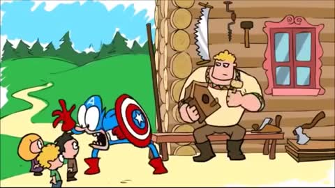 Captain America vs Russian Bogatyr!