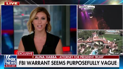 MUST WATCH: President Trump’s attorney Alina Habba discusses the FBI raid at Mar-a-Lago.
