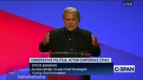 Steve Bannon at CPAC: END the FED! 💥💥💥