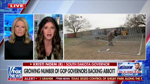 Noem: ‘I’ll Drive More Razor Wire from South Dakota if I Have to for Him To Do His Job’