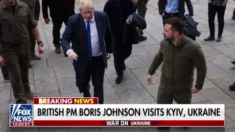 Boris Johnson promises a new package of financial and military aid to Ukraine