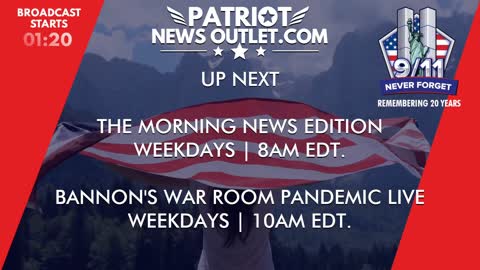 🔴 WATCH LIVE | Patriot News Outlet | Morning News Edition | 8AM ET | 9/10/2021