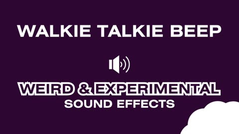 WALKIE TALKIE BEEP - Sound Effect