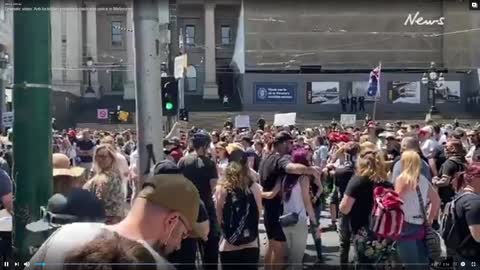 12/2/2020 Melbourne, Australia Covid-19 Protests