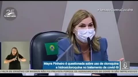 Drª Mayra Pinheiro na CPI Covid