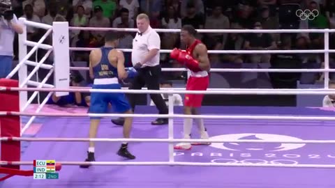 India’s Nishant Dev Advances to Quarter-Final 🥊 | Paris 2024 Highlights