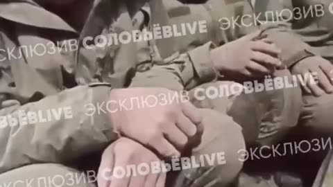 Footage of Ukrainian prisoners of war