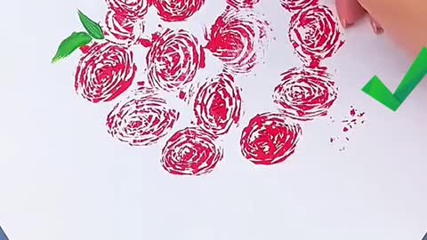 Draw roses in 1 minute