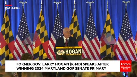 WATCH- Larry Hogan Speaks To Supporters After Winning Maryland GOP Senate Nomination - Full Speech