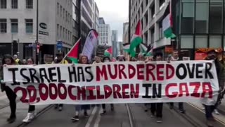 Marcha en #Manchester exigiendo libertad para #Palestina