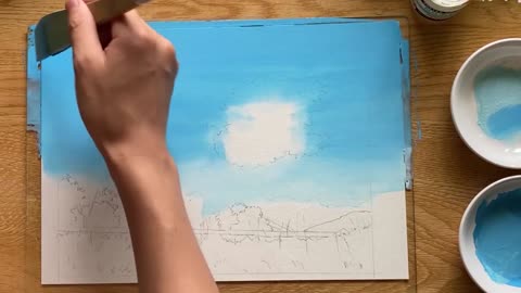 Master painting teaches you to record summer in different ways