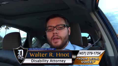 890: What's going to happen to your SSI SSDI claim? Disability Attorney Walter Hnot Orlando