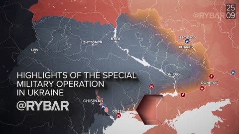 ❗️🇷🇺🇺🇦🎞 Rybar Daily Digest of the Special Military Operation: September 25, 2023