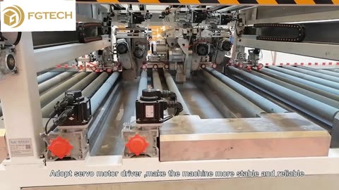 Professional Automatic glass seaming production line 2# Automatic glass seaming production line