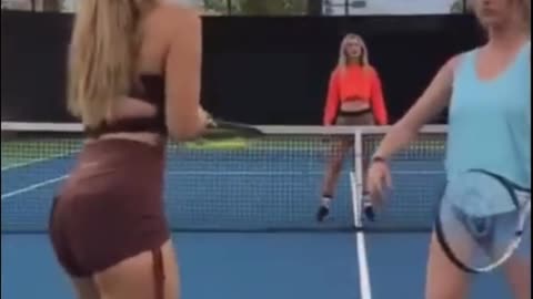 Women's Tennis 😂🔥 - #funny #funnyfails #funnyvideo #humor #humour #humormemes #memes #fails