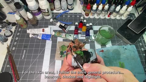 Using Oil Paints on Miniatures