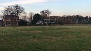 Westland Scout Helicopter Landing at Old Warden