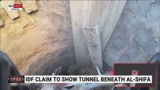 IDF release video claiming to show tunnel underneath Al-Shifa Hospital