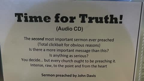 The Second Most Important Sermon Ever Preached