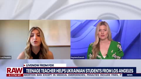 Teenage teacher helps Ukrainian students from Los Angeles | LiveNOW from FOX