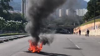Caos vehicular en Bucaramanga y el área por protestas del Paro Nacional