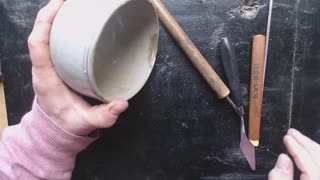 Traditional, lacquer based kintsugi, synthetic putty removal