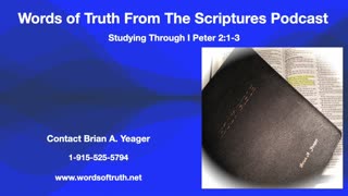 Studying Through I Peter 2:1-3