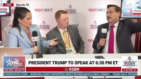 CPAC 2022 in Dallas, Tx | Second Interview With Mike Lindell | CEO of MyPillow 8/6/22