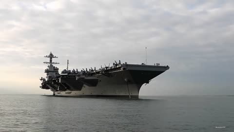 🇺🇲 the 13 B USS Gerald R.Ford Super carrier visits