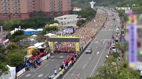 Kenyan Runner Sets New Record at New Taipei's Wan Jin Shi Marathon - TaiwanPlus News