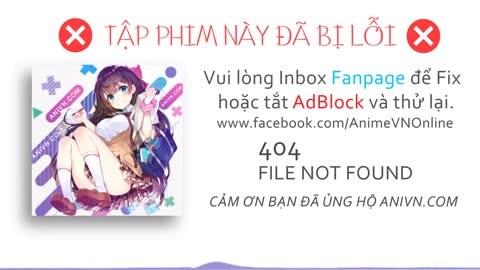 Error 404 Anime Not Found