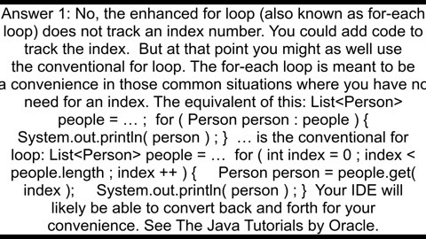 Increment to next List object inside for loop