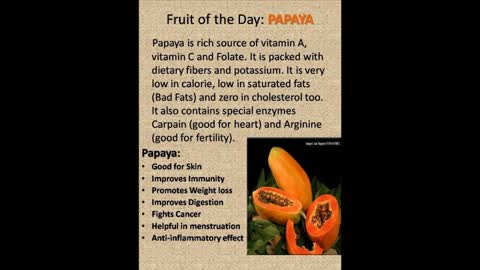 Papaya is an incredibly healthy tropical fruit.