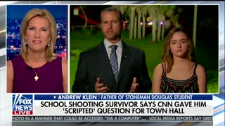 Another student comes forward to say CNN tried to get her to spin an 'agenda' for town hall