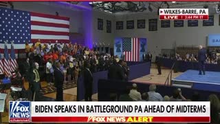 Joe Biden Speaks in Pennsylvania, Can't Even Fill High School Gym