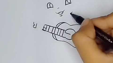 Guitar Drawing Skills From Name