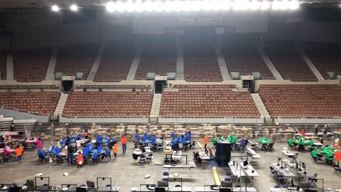 At Arizona Veterans Memorial Coliseum In Phoenix. News narrative by George .