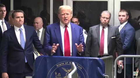 Trump leaves court - March 25, 2024