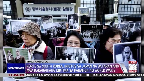 Korte sa South Korea, iniutos sa Japan na bayaran ang mga kababaihang biktima sa panahon ng WW2