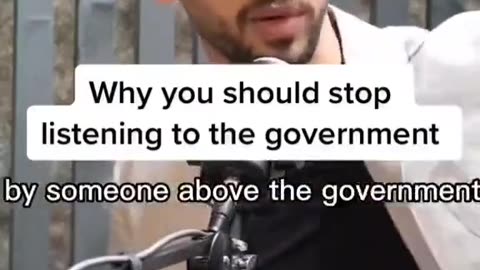 You should stop listening to the government