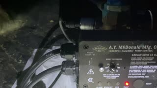 DuraMac Water Pressure Pump Initial Fault Condition