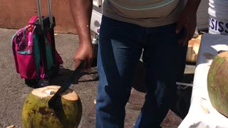 Fresh Coconut in Mexico