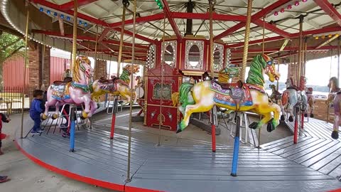 Herschell Carousel and Stinson Band Organ at Strickers Grove